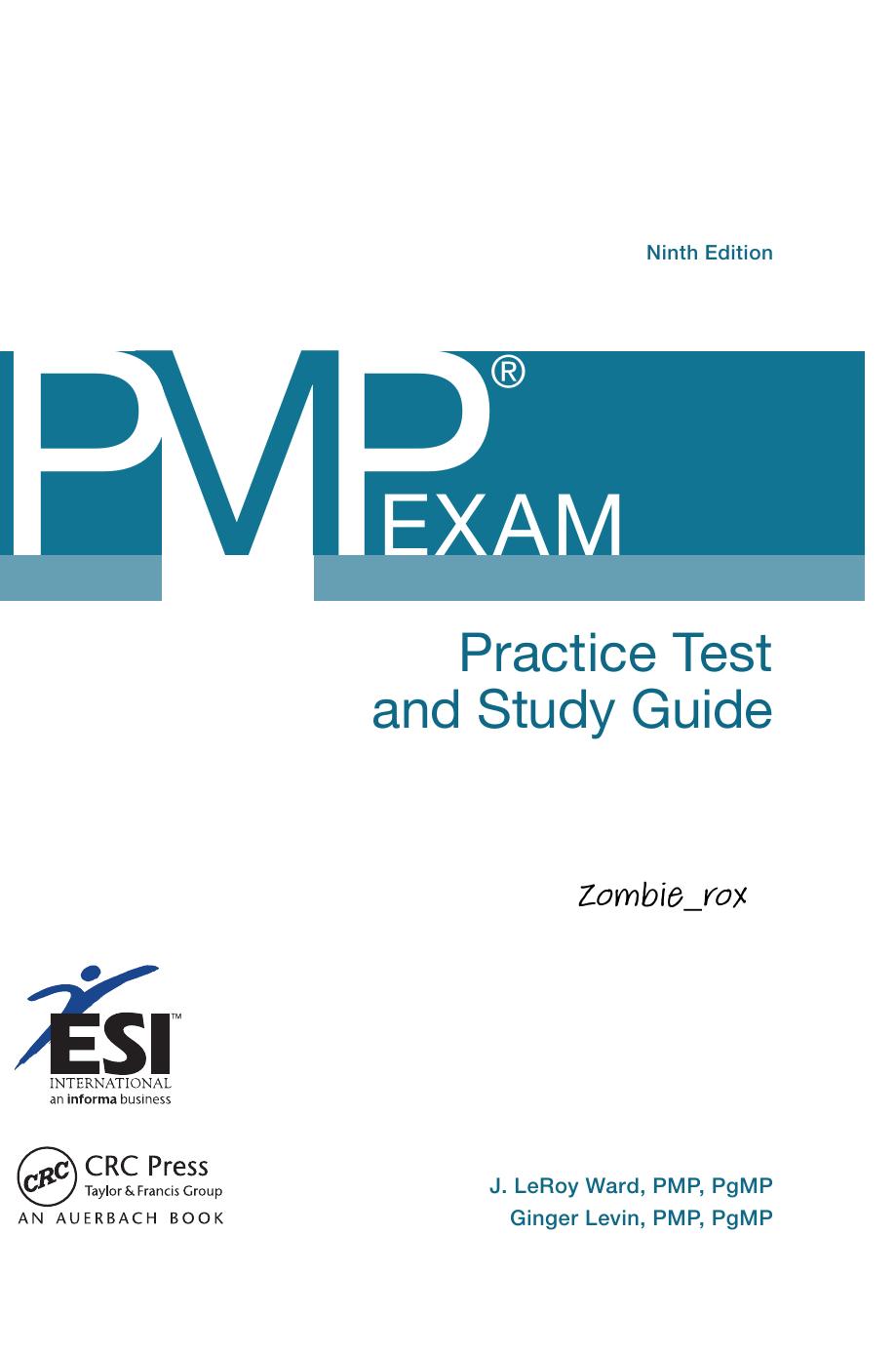 PMP® Exam Practice Test and Study Guide, Ninth Edition
