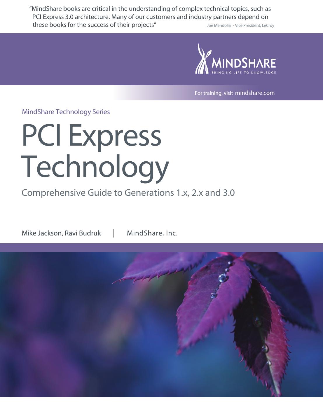 PCI Express Technology: Comprehensive Guide to Generations 1.x, 2.x and 3.0
